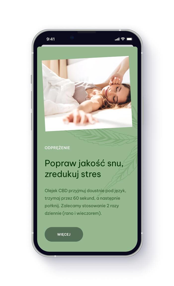 GreenGuru: strona na telefonie