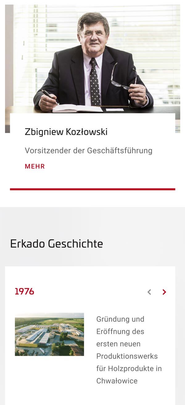 InTüren: strona na telefonie